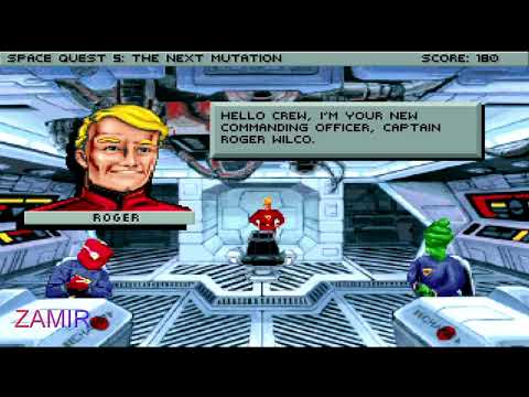 SPACE QUEST V : THE NEXT MUTATION FULL GAME WALKTHROUGH [SPACE QUEST 5 GAMEPLAY] [ROGER WILCO]