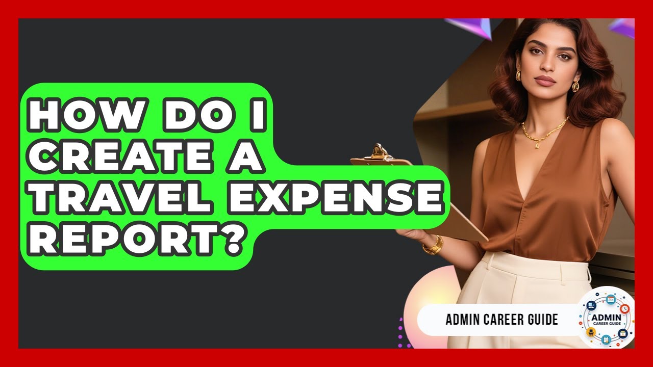 How Do I Create A Travel Expense Report? - Admin Career Guide