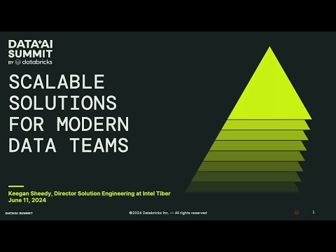 Sponsored by: Intel Software | Scalable Solutions for Modern Data Teams