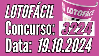 LOTOFÁCIL de hoje 19/10, Resultado Lotofácil de hoje, Lotofácil de Hoje,