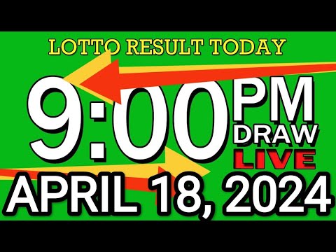 LIVE 9PM LOTTO RESULT TODAY APRIL 18, 2024 #2D3DLotto #9pmlottoresultapril18,2024 #swer3result