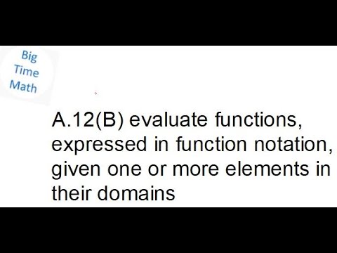 A 12b Function Notation