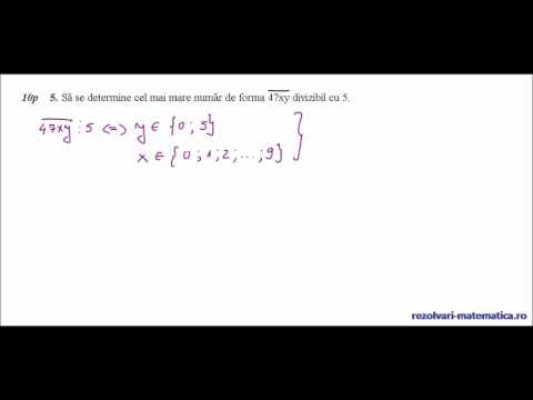 Teza Cl. a V-a - Sem. II - Model 2 - ex. 5