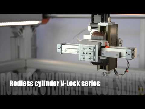 Metal Work Pneumatic #10 highlight 2015 Rodless cylinder V-Lock series - zdjęcie