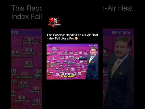 This Reporter’s Live Weather Fail Had Everyone Crying 😂🌡️