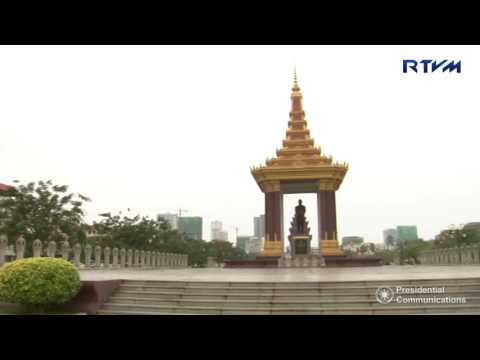 Monumento ao Rei Pai do Camboja 12/12/2016