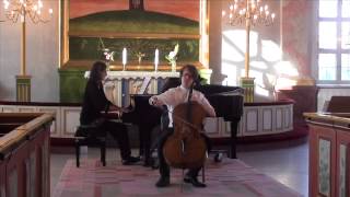 Daniel Thorell plays J. Brahms: Cellosonata no 2 in f major mvt II