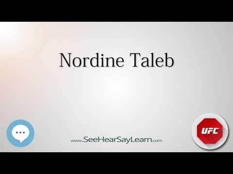 Nordine Taleb   UFC Fighter's Nicknames 🔊