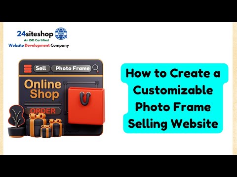 Customisable photo frame ecommerce website