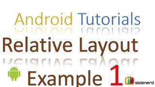 #50 Relative Layout Example Part 1: Facebook UI Design- Android Programming Course [HD 1080p]