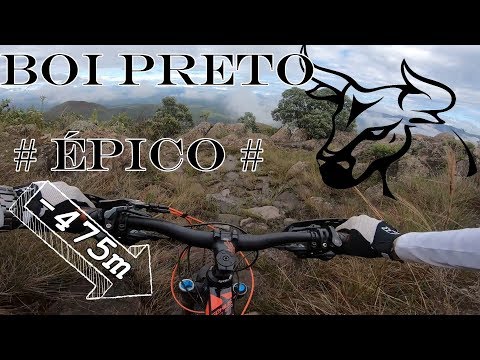 Trilha Boi Preto -  DH Épico - A maior "Double Black Diamond" da Serra da Calçada. Link TrailForks