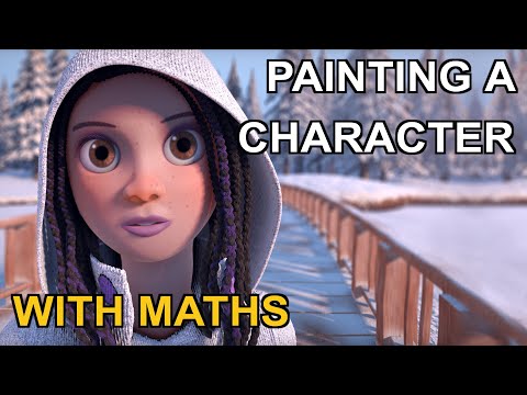 Painting a Character with Maths