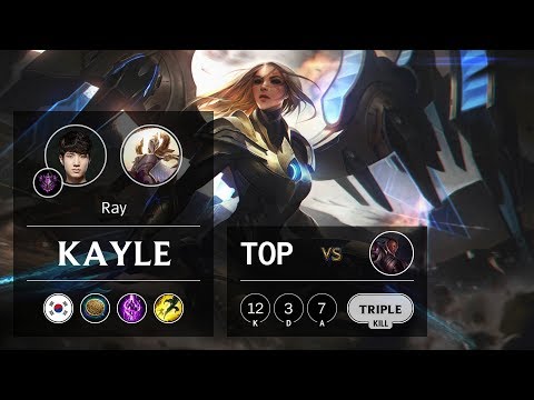 Kayle Top vs Lucian - KR Master Patch 9.16