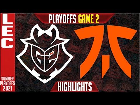 G2 vs FNC Highlights Game 2 | LEC Playoffs Summer 2021 Round 3 | G2 Esports vs Fnatic G2
