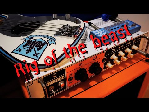 Steve Harris Fender Precision Bass + Tech 21 SH1 + Orange 4 Stroke & OBC 112