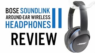 Video thumbnail for Bose SoundLink around-ear wireless headphones 2 by SoundGuys