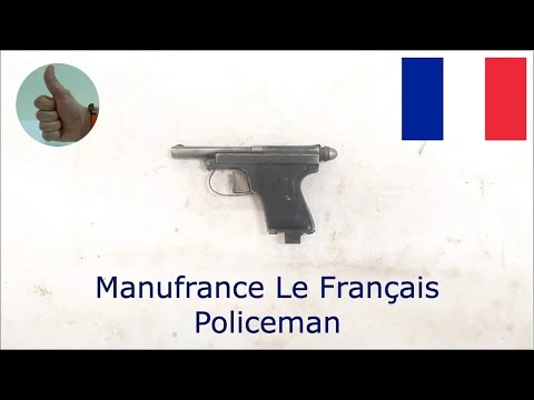 Manufrance Le Français Policeman (1st type), 6,35 mm Browning (6,35x16 mmSR/.25 Auto)