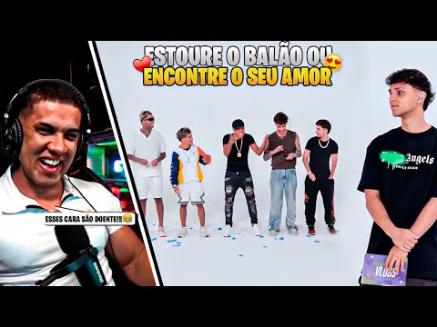 HUDSON AMORIM REAGINDO ESTOURE O BALÃO OU ENCONTRE O SEU AMOR 💜 EP.23