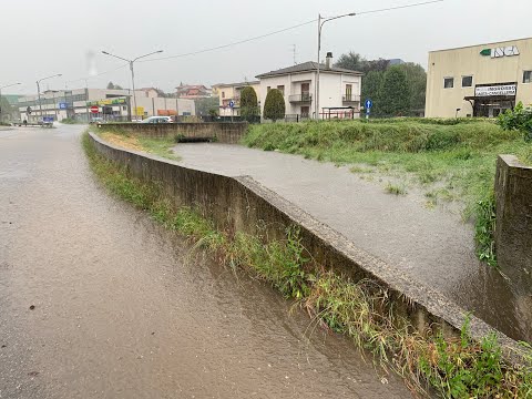 L’Arnetta in piena a Gazzada Schianno