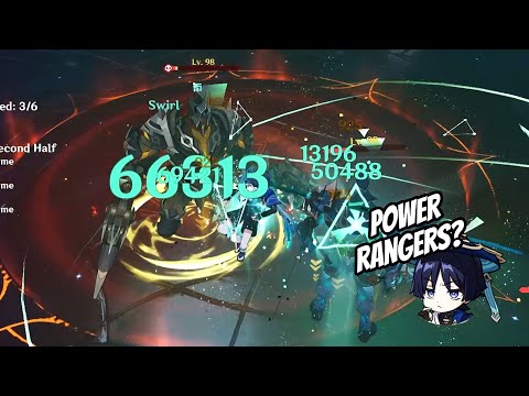 C0 Scarymouche Destroys The Power Rangers of Spiral Abyss | Genshin Impact