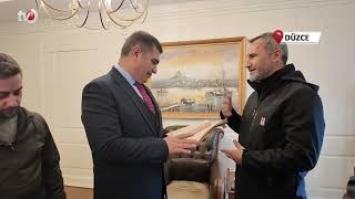 Basından Valiliğe Anlamlı Armağan