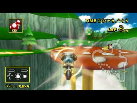 【MKW WR】 Mushroom Gorge (No Glitch) - 1:40.273 - Alperen