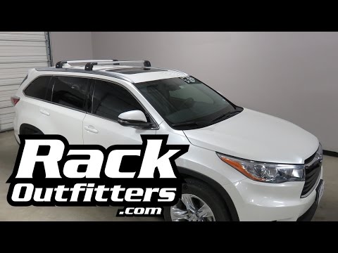Toyota Highlander Thule AeroBlade Edge Roof Rack from Rack Outfitters