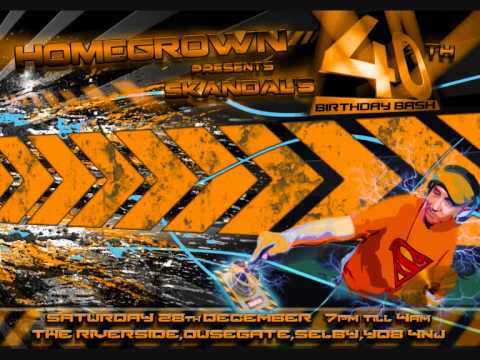 Dj Blackout ~ Mc TMC // Joel T - Homegrown ~ Skandals 40th B Day Bash ~ 28/12/13.
