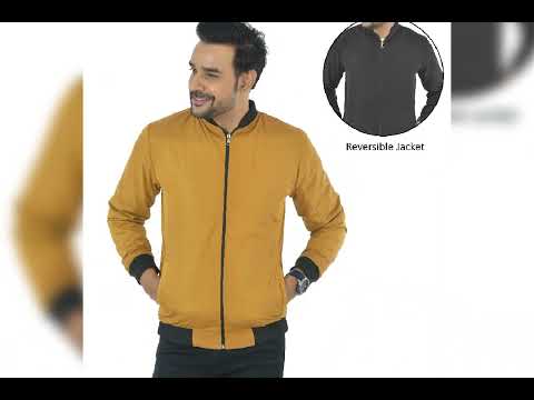 Navy blue mens reversible jackets