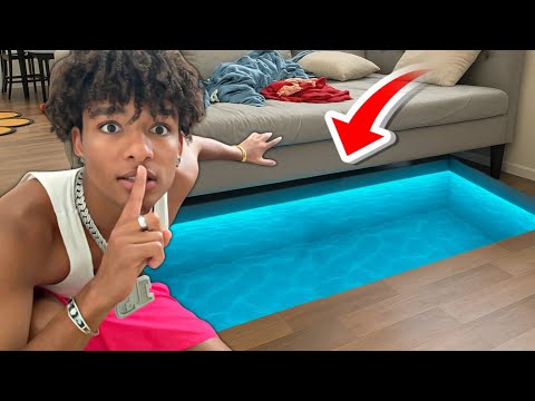 I Built A SECRET Pool In My Apartment *GONE WRONG*