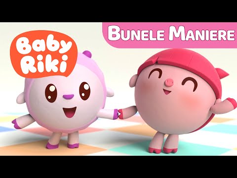 BabyRiki RO | Bunele maniere - Învățăm cuvinte magice | Desene animate copii