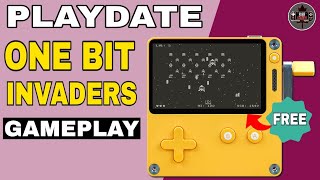 Playdate - One Bit Invaders - New Take on Space Invaders - First Look