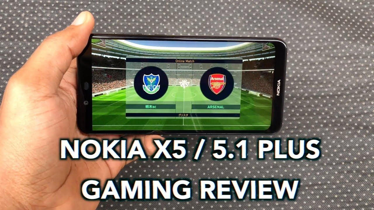 PES 2019 and PUBG Gameplay on Nokia X5 (Nokia 5.1 Plus) - Gaming Review