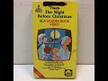 Opening And RARE Closing To Twas The Night Before Christmas 1987 VHS