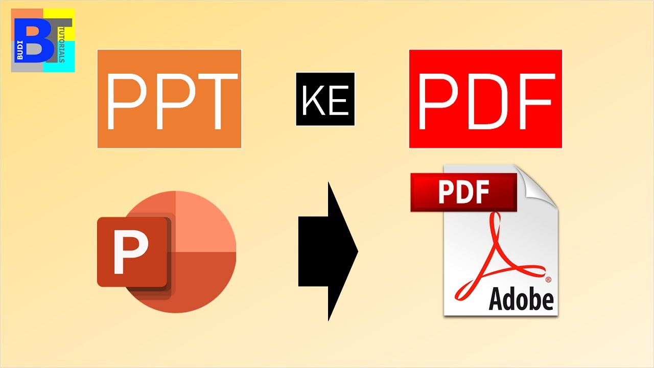 How to Change Powerpoint Files to PDF (How to Convert PPT to PDF) | Learn Powerpoint