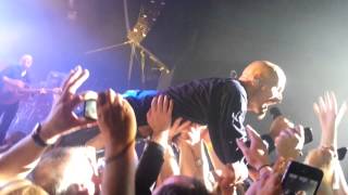 James - Just Like Fred Astaire Live Newcastle O2 Academy 2013 - Tim Booth surfing the crowd