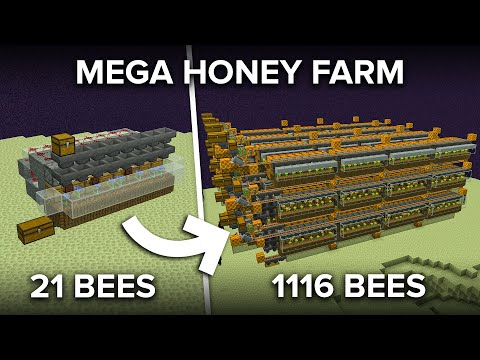 We Made a Huge Bee Farm in Survival Minecraft, Because We Can