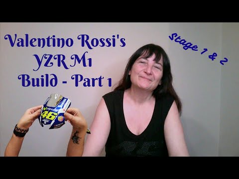 The Build of Valentino Rossi's YZR M1 Motorcycle Model Part 1