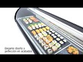 Video: Vitrina refrigerada para sushi placa lisa 1456mm Arilex 6VTL SUSHI