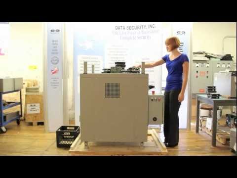 DF-4 Hard Drive Destruction Device out performs any Hard Drive Shredder