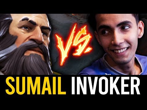 THIS IS HOW THE BEST MID LANER SUMAIL INVOKER vs KUNKKA MID!! BEAUTIFUL GAMEPLAY | Dota 2 Invoker