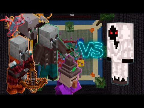 Hard Raid vs Entity 303 - Minecraft Mob Battle 1.16.4