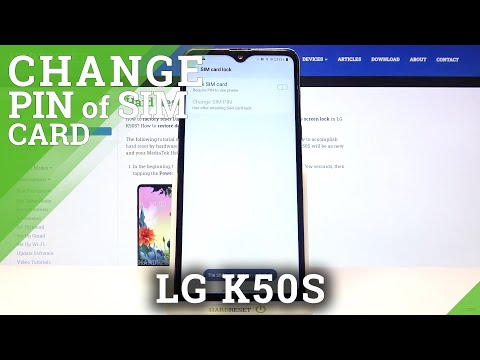 Delete SIM-Lock on LG K50S - How to Remove PIN from SIM Card