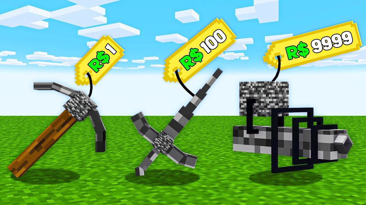 posso COMPRAR ITENS DE BEDROCK no minecraft