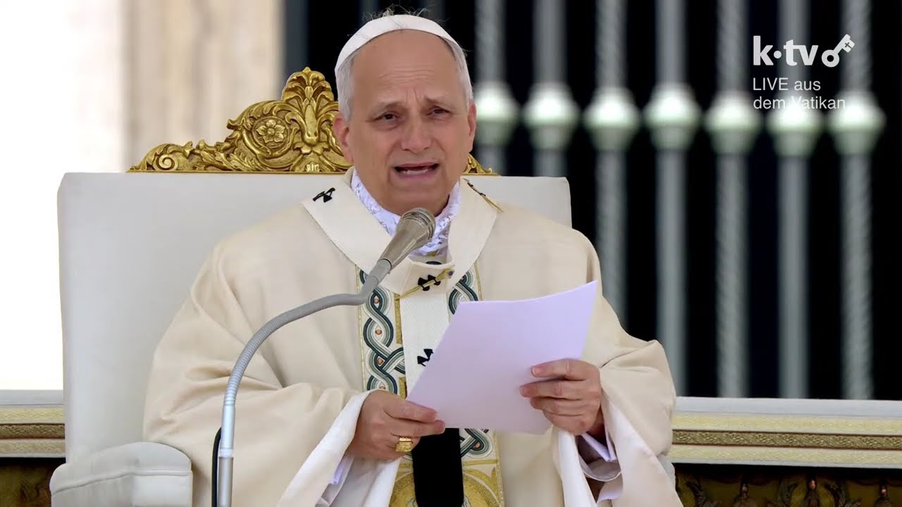 Heilige Messe zum Pontifikatsbeginn von Papst Leo XIV., Petersplatz im Vatikan