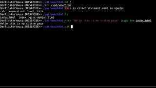 How to Change the Default Apache Page in Ubuntu (Apache Document Root Tutorial)