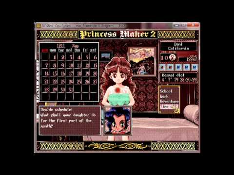 Princess Maker 2 - Ruling Queen Ending Playthrough Part 2