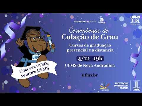Colação de grau - UFMS de Nova Andradina