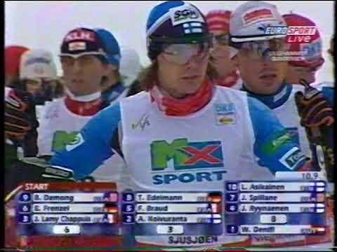 2009/10 combinata 10 km Lillehammer/2 - Edelmann, Koivuranta, Lamy Chappuis