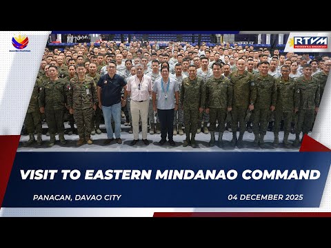 Visit to Eastern Mindanao Command 12/04/2025